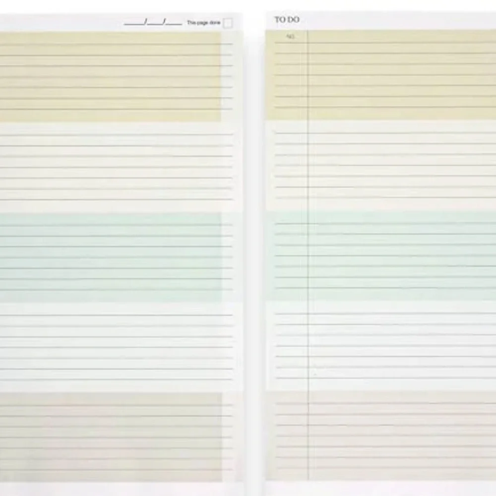 NWT Levenger To Do Refill Paper, Letter size, 2 packs of 25. 11 Disc punched